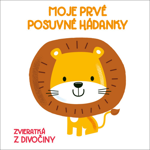 Kniha Moje prvé posuvné hádanky Divoké zvieratá