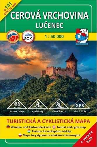 Kniha Cerová vrchovina - Lučenec 1:50 000 (4.vydanie)