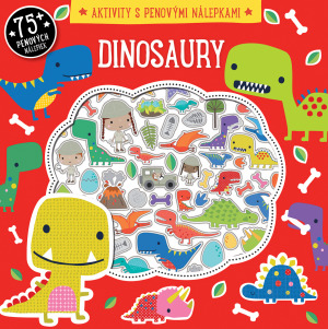 Kniha Dinosaury - aktivity s penovými nálepkami