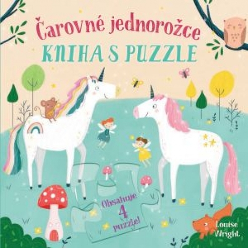 Kniha Čarovné jednorožce Kniha s puzzle