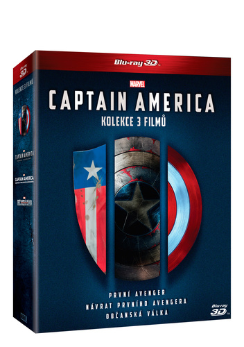 Captain America trilogie 1.-3. 6BD (3D+2D)