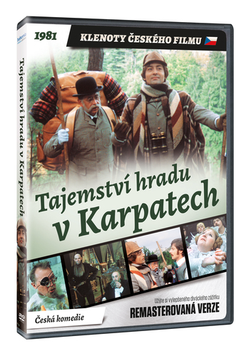 Kniha Tajemství hradu v Karpatech DVD (remaste