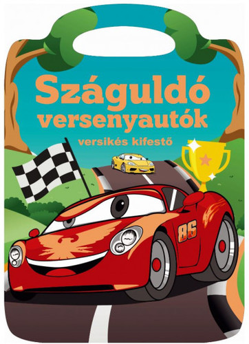 Kniha Száguldó versenyautók - Versikés kifestő - Ildikoó Dávid