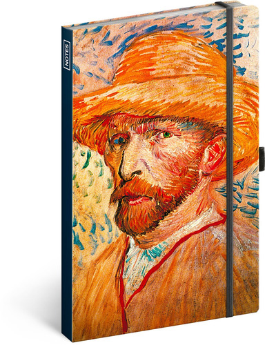 Presco Group Notes Vincent van Gogh, linajkovaný, 13 × 21 cm