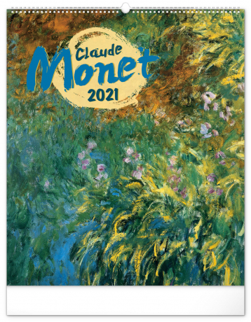 Nástenný kalendár Claude Monet 2021, 48 × 56 cm