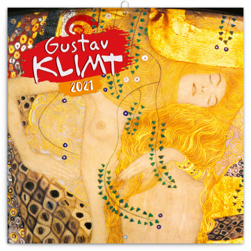 Poznámkový kalendár Gustav Klimt 2021, 30 × 30 cm