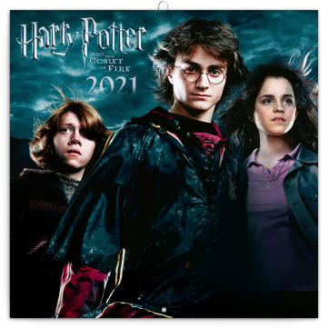 Poznámkový kalendár Harry Potter 2021, 30 × 30 cm