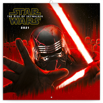 Poznámkový kalendár Star Wars 2021, 30 × 30 cm
