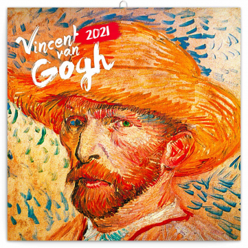 Poznámkový kalendár Vincent van Gogh 2021, 30 × 30 cm