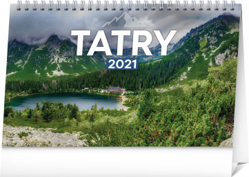 Stolový kalendár Tatry SK 2021, 23,1 × 14,5 cm