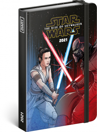 Týždenný diár Star Wars – Battle 2021, 11 × 16 cm