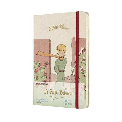 Diár MOLESKINE 18m 2020-2021 denný P.Prince Ruža L