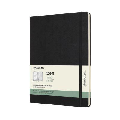 Diár MOLESKINE 18m 2020-2021 týžd. tvrdý čierny XL