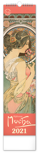 Nástenný kalendár Alfons Mucha CZ/SK 2021