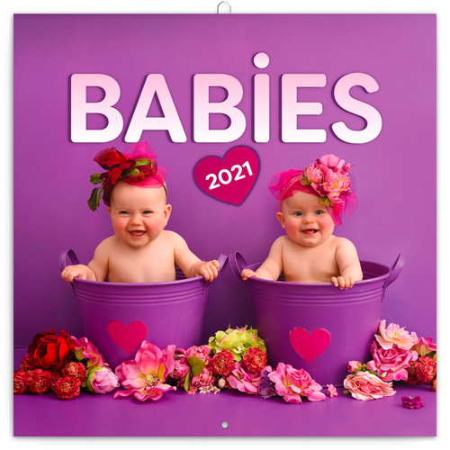 Poznámkový kalendár Babies – Věra Zlevorová 2021