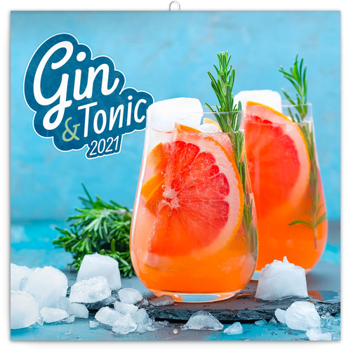 Poznámkový kalendár Gin & Tonik 2021