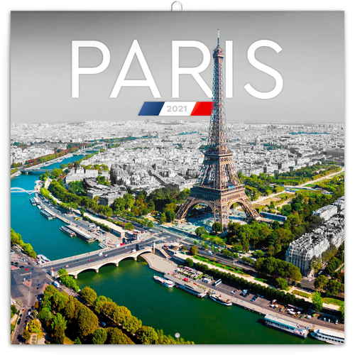 Poznámkový kalendár Paríž 2021