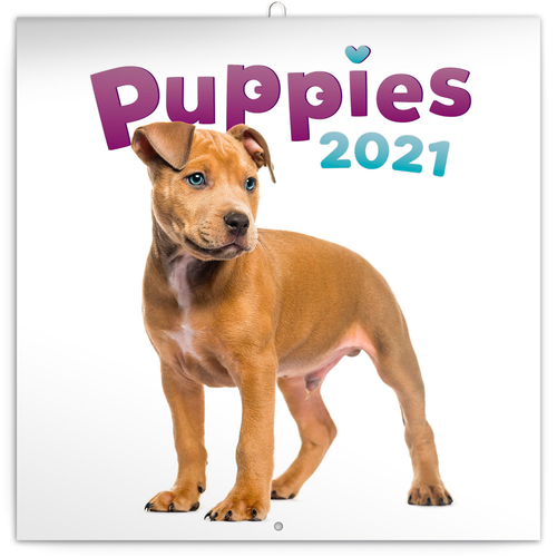 Poznámkový kalendár Šteniatka 2021