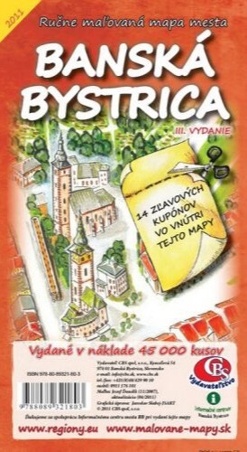 Mapa Banská Bystrica - Centrum - IV. vydanie, 2013