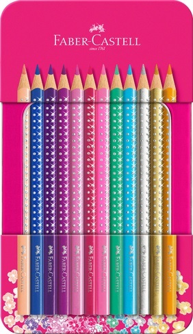 Pastelky Faber-Castell Sparkle 12 ks