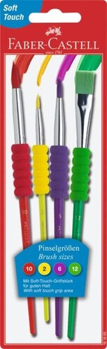 Štetce Faber-Castell Soft 4 ks
