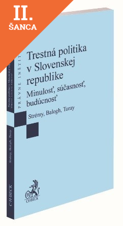 Lacná kniha Trestná politika v Slovenskej republike