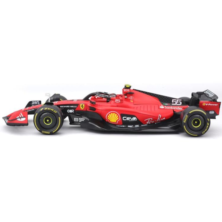 Bburago 1:18 Formula F1 Ferrari Scuderia SF-23(2023) nr.55 Carlos Sainz - with driver