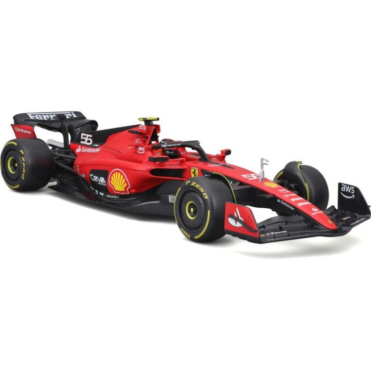 Bburago 1:18 Formula F1 Ferrari Scuderia SF-23(2023) nr.55 Carlos Sainz - with driver