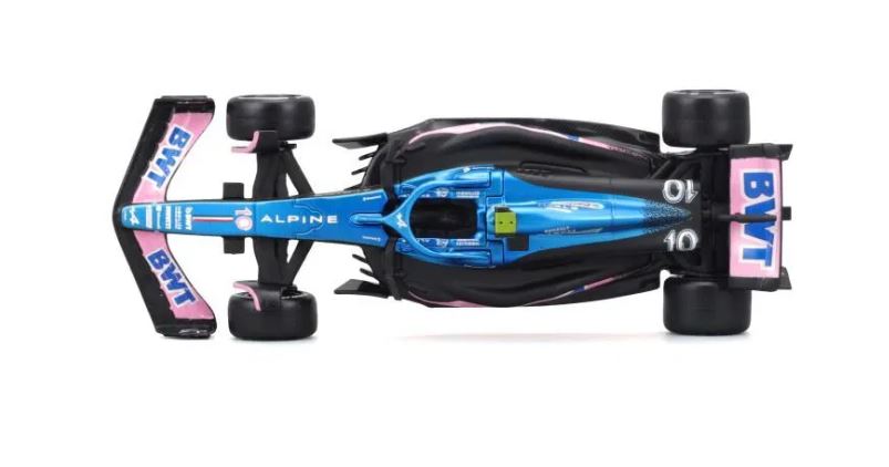 Bburago 1:43 RACE Formula F1 - BWT Alpine F1 Team A523 (2023) 10 (Pierre Gasly)