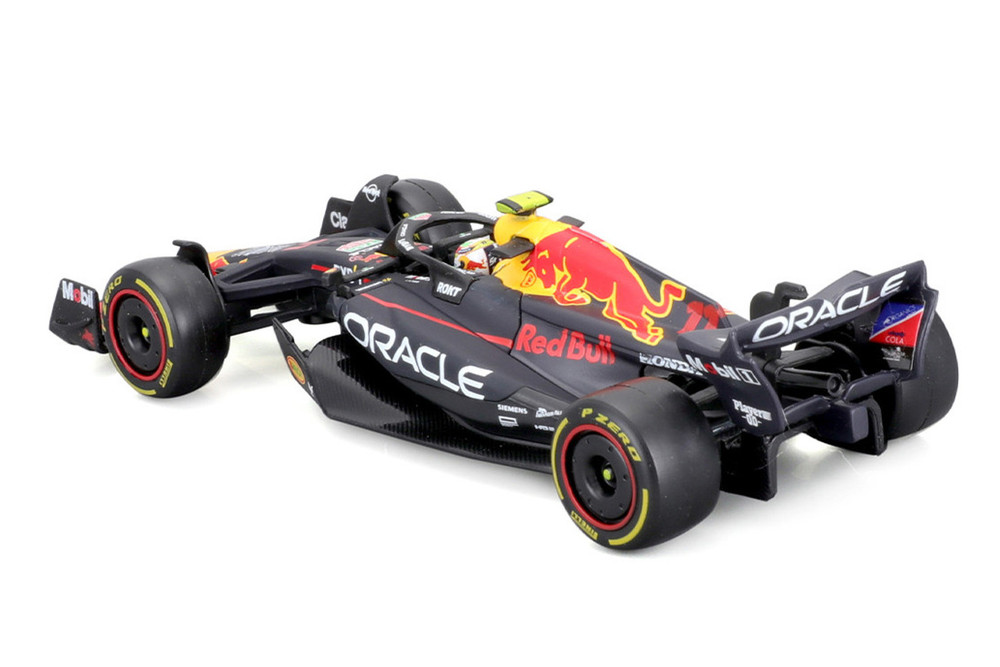 Bburago 1:43 RACE Formula F1 - Red Bull Racing RB19 (2023) 11 (Sergio Pérez) - with driver and decorative box