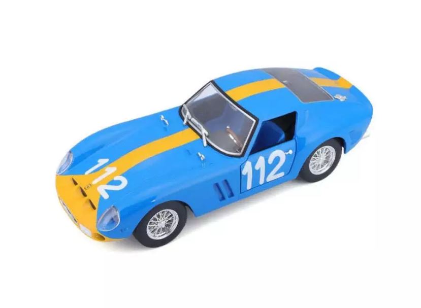 Bburago 1:24 Ferrari Racing Model KIT GTO 250 Blue