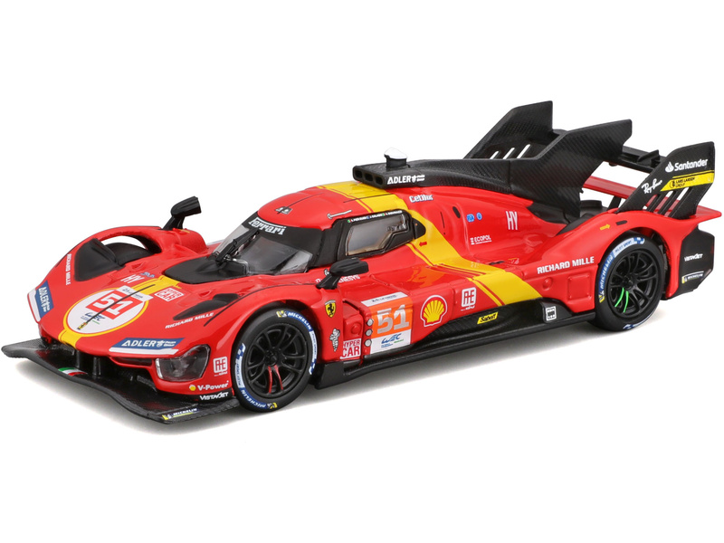Bburago 1:43 Ferrari Racing 499P LMH 2023 24H Le Mans Champion
