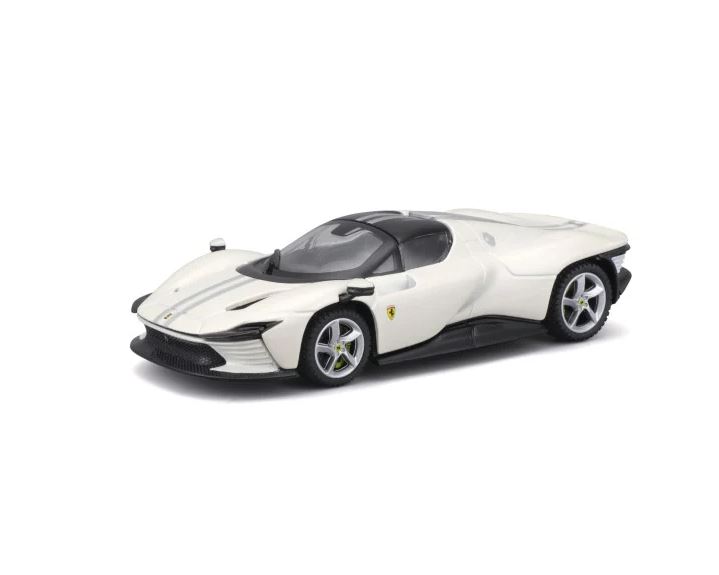Bburago 1:43 Ferrari  Signature Series - Ferrari Daytona SP3 - White w/blue stripe