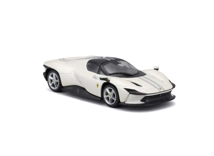 Bburago 1:43 Ferrari  Signature Series - Ferrari Daytona SP3 - White w/blue stripe
