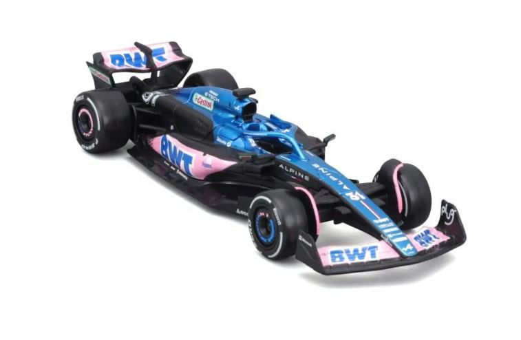Bburago 1:43 RACE Formula F1 - BWT Alpine F1 Team A523 (2023) 31 (Esteban Ocon)