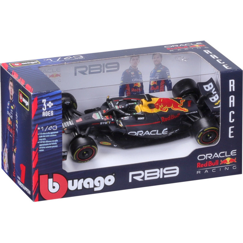 Bburago 1:43 RACE Formula F1 - Red Bull Racing RB19 (2023) 1 (Max Verstappen)