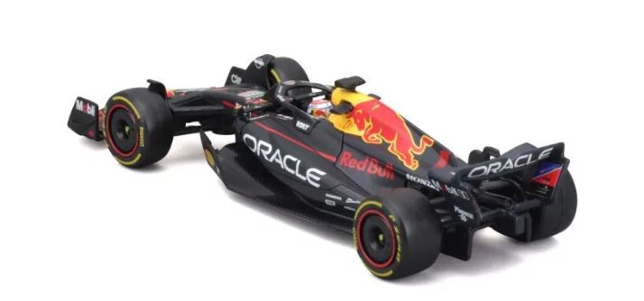 Bburago 1:43 RACE Formula F1 - Red Bull Racing RB19 (2023) 1 (Max Verstappen) - with driver and decorative box