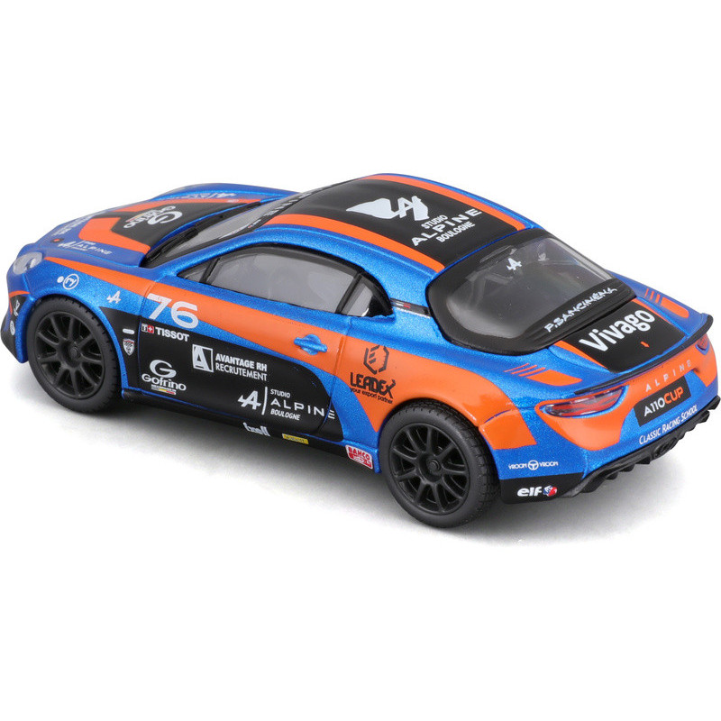 Bburago 1:43 Racing Alpine A110 CUP in decorative box