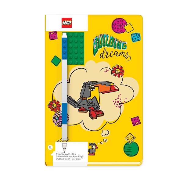 Stationery LEGO Zápisník A5 s modrým perom Building Dreams