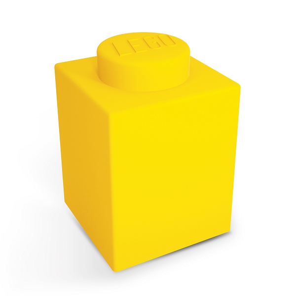 LEGO Classic Silikónová kocka nočné svetlo, žltá