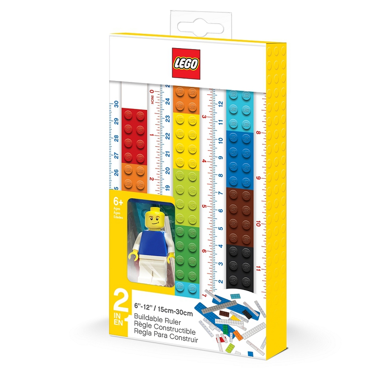 Pravítko LEGO s minifigúrkou, 30 cm