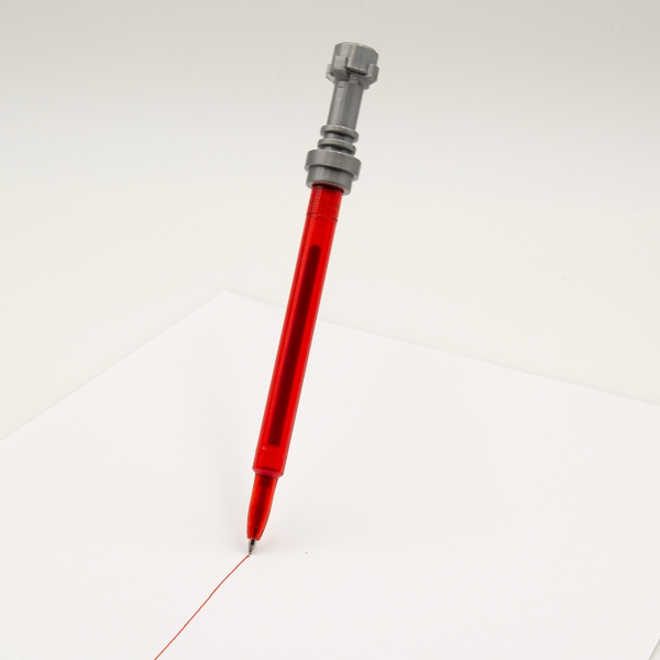 LEGO Star Wars gelové pero Svetelný meč - červené
