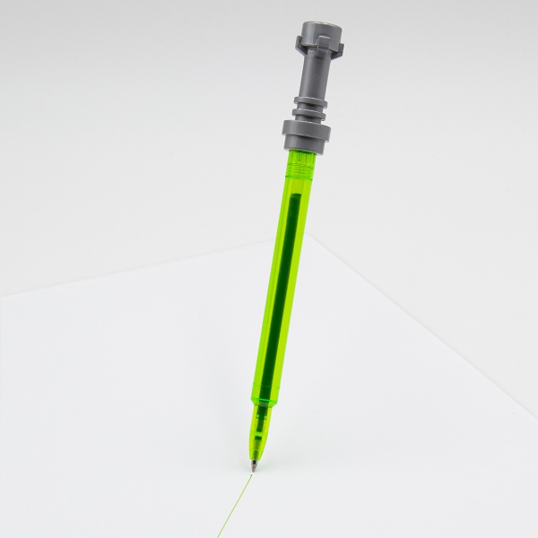 LEGO Star Wars gelové pero Svetelný meč - svetlo zelené