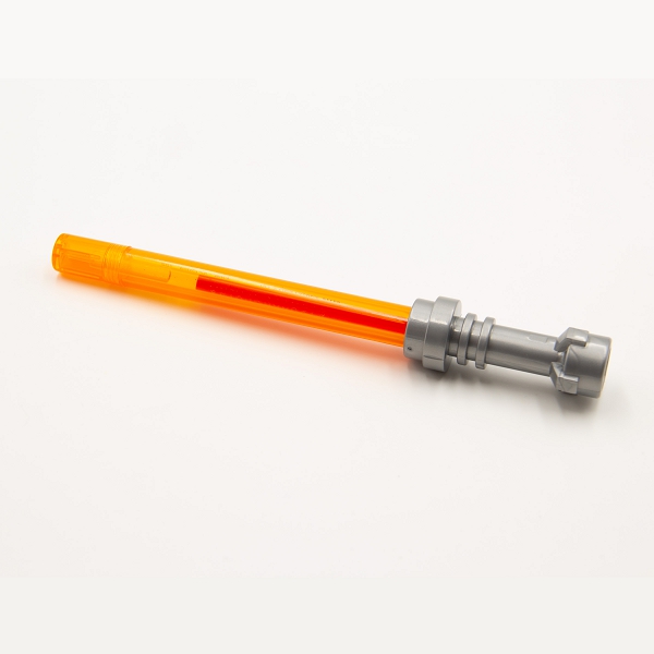 LEGO Star Wars gelové pero Svetelný meč - oranžové