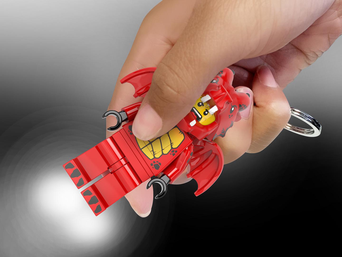 LEGO Minifigures Červený drak svietiaca figúrka