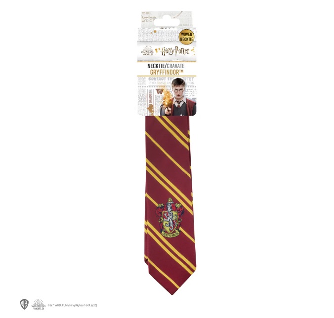 Kravata Chrabromil s erbom Harry Potter pre dospelých