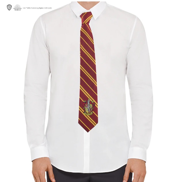 Kravata Chrabromil s erbom Harry Potter pre dospelých