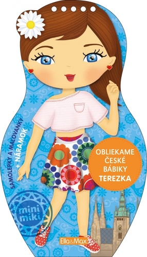 Obliekame české bábiky TEREZKA - Maľovanky