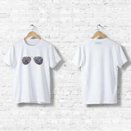 Meky tričko Unisex biele L