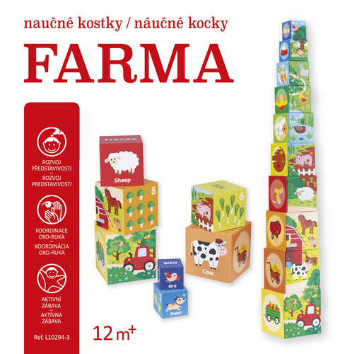 Farma - Naučné kostky/náučné kocky
